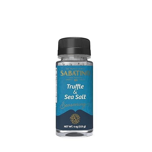 Sabatino Tartufi Truffle Salt Shaker, All Natural Gourmet Truffle Salt Seasoning, Sicilian Sea Salt,Kosher, Non-Gmo Project Veri