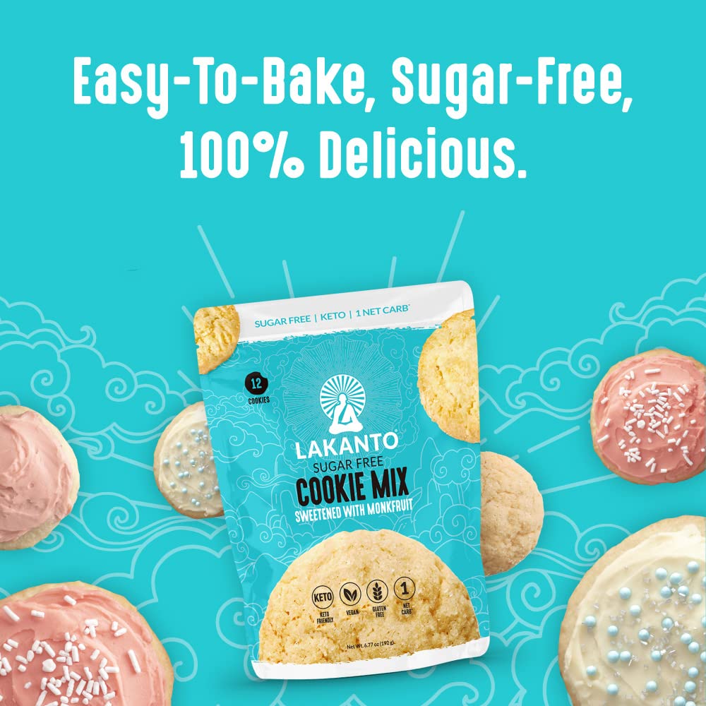 Lakanto - Cookie Mix Sugar - Case of 8-6.77 OZ (8x6.77 OZ)