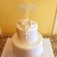 Happy Birthday In Heaven,Celebration Of Life Cake Topper For Birthday,Anniversary,Funeral,In Loving Memory, Funeral Decor,Silver