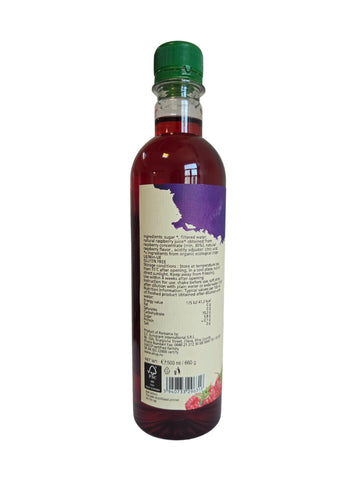 DROP Pure Organic Rasberry Flavor Bio Syrup-16.9oz (500ml), Natural 30% Concentrate Fruit Syrups,Great For Cocktails,Bevarages,C