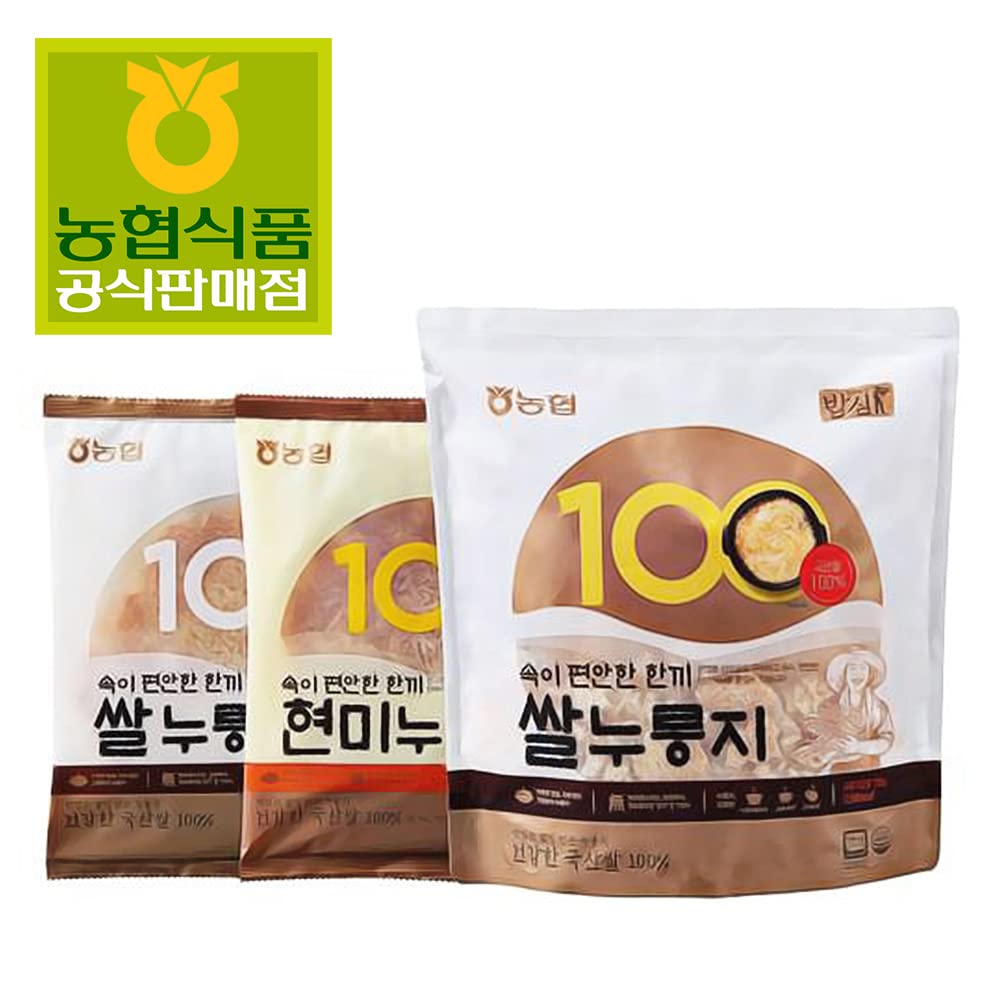 NongHyup Nurungji Brown Rice Chips, All Natural, 150g (5.29 oz) Bag, Traditional Scorched Rice  ers, Product of Korea
