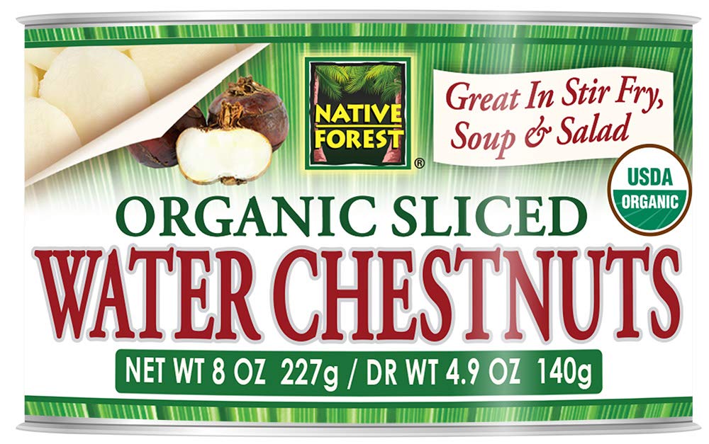Native Forest Organic Sliced Water Chestnuts, 8 Ounce Cans (Pack of 6)