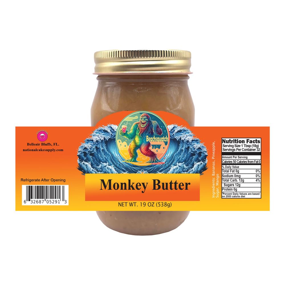 NCS Beachsquatch Monkey Butter, 19 Ounce, Pack of 1