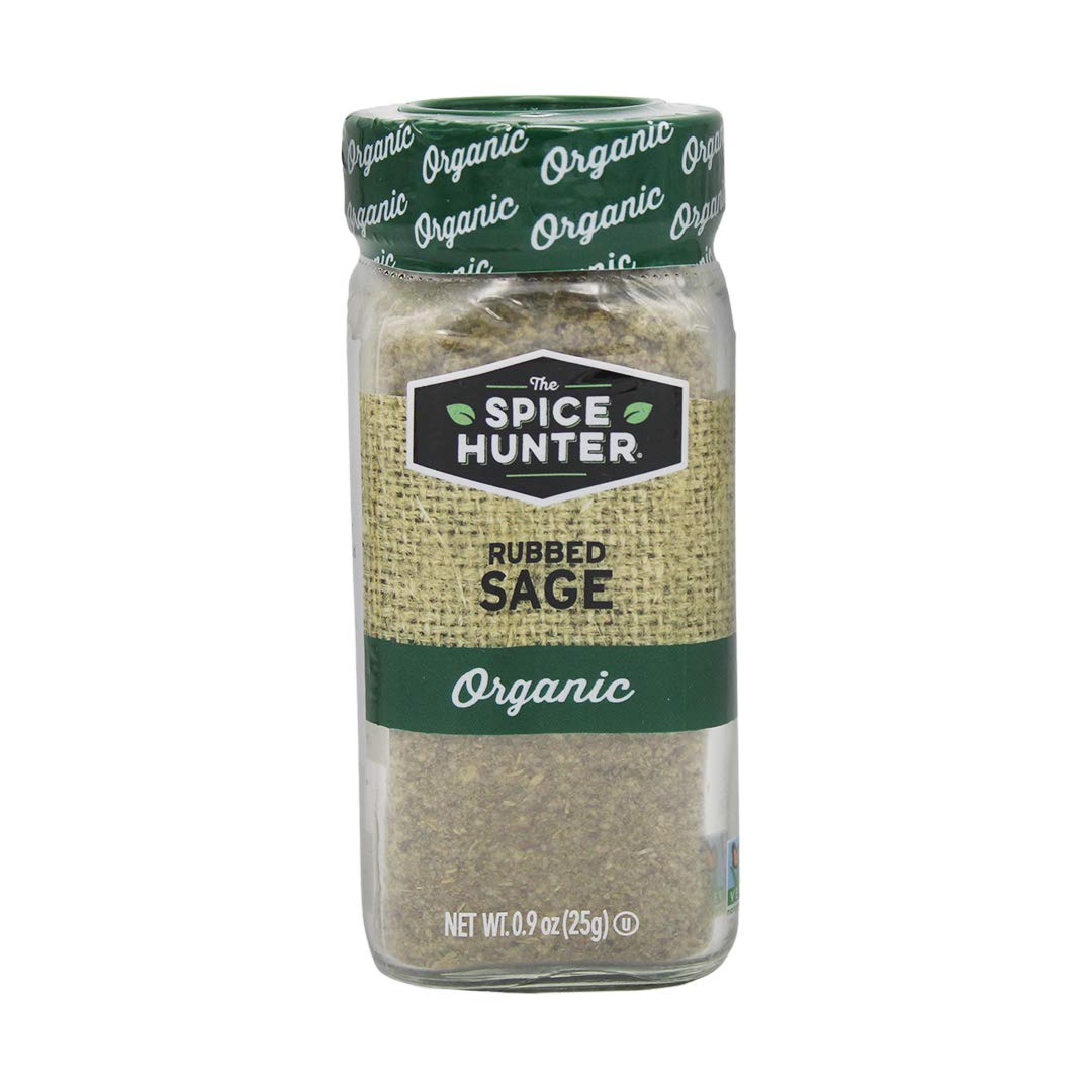 Spice Hunter The Organic Rubbed Sage jar, 0.9 Ounce