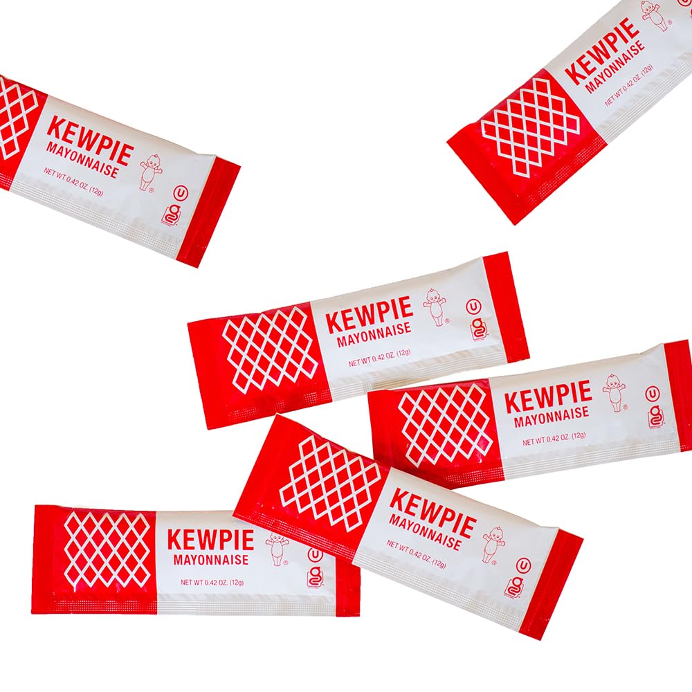 [Kewpie] Mayonnaise Single Serve Packets, Easy To Open, Great For Packing Lunch - 0.42Oz, Pack Of 200