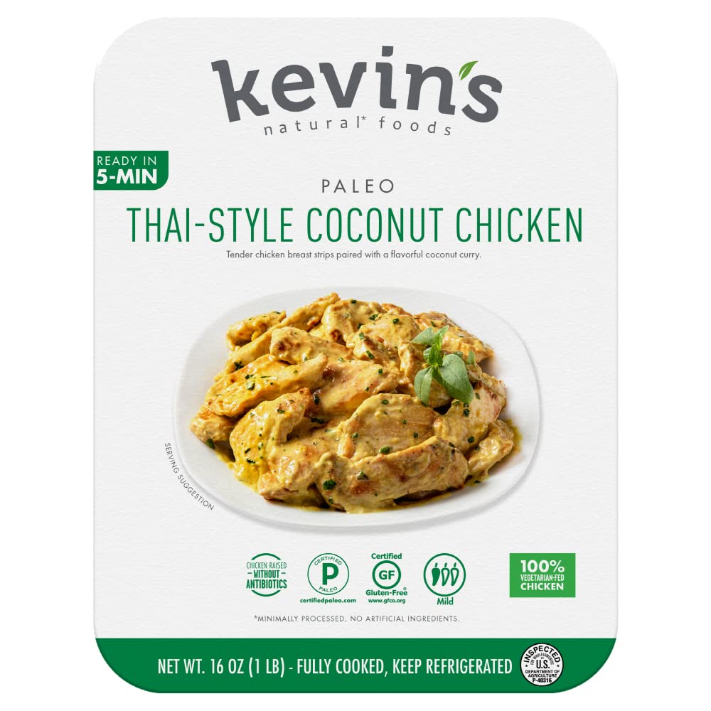 KevinS Natural Foods Thai Coconut Chicken Breast, 16 Oz