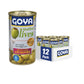 Goya Foods Manzanilla Olives Stuffed with Anchovies, 5.25 oz, Pack of 12