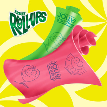 Fruit Roll-Ups Fruit Flavored Snacks, Jolly Rancher, Variety Pack, 10 ct (Pack of 10)