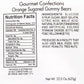 The Hampton Popcorn Company Orange Gummy Bears, 22 Ounce Resealable Bag, Sugared Orange Candy