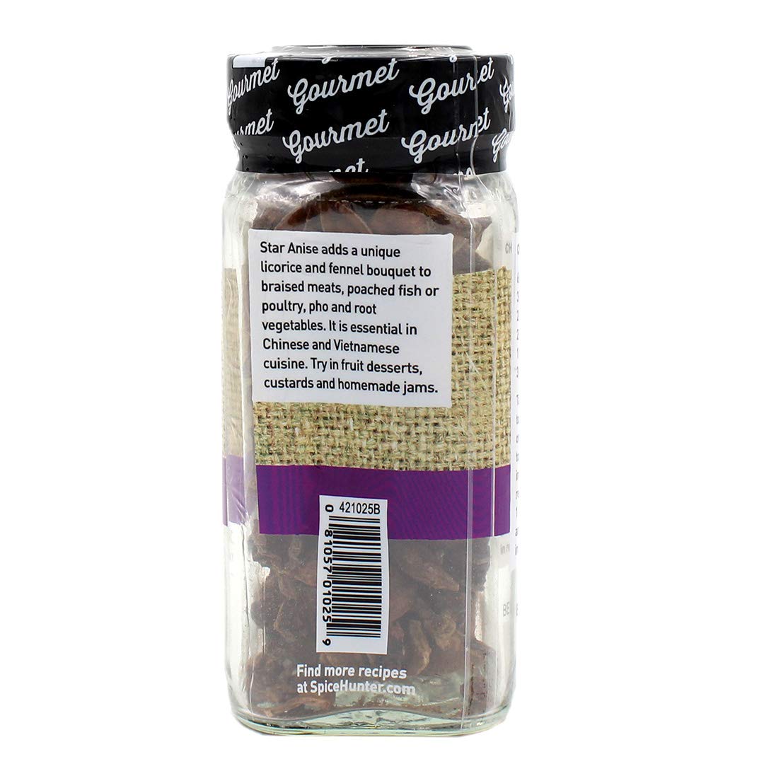The Spice Hunter Star Anise, Whole, 0.6-Ounce Jar