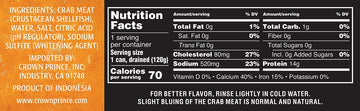 Crown Prince Fancy Pink Crab Meat, 6-Ounce Cans (Pack Of 12)