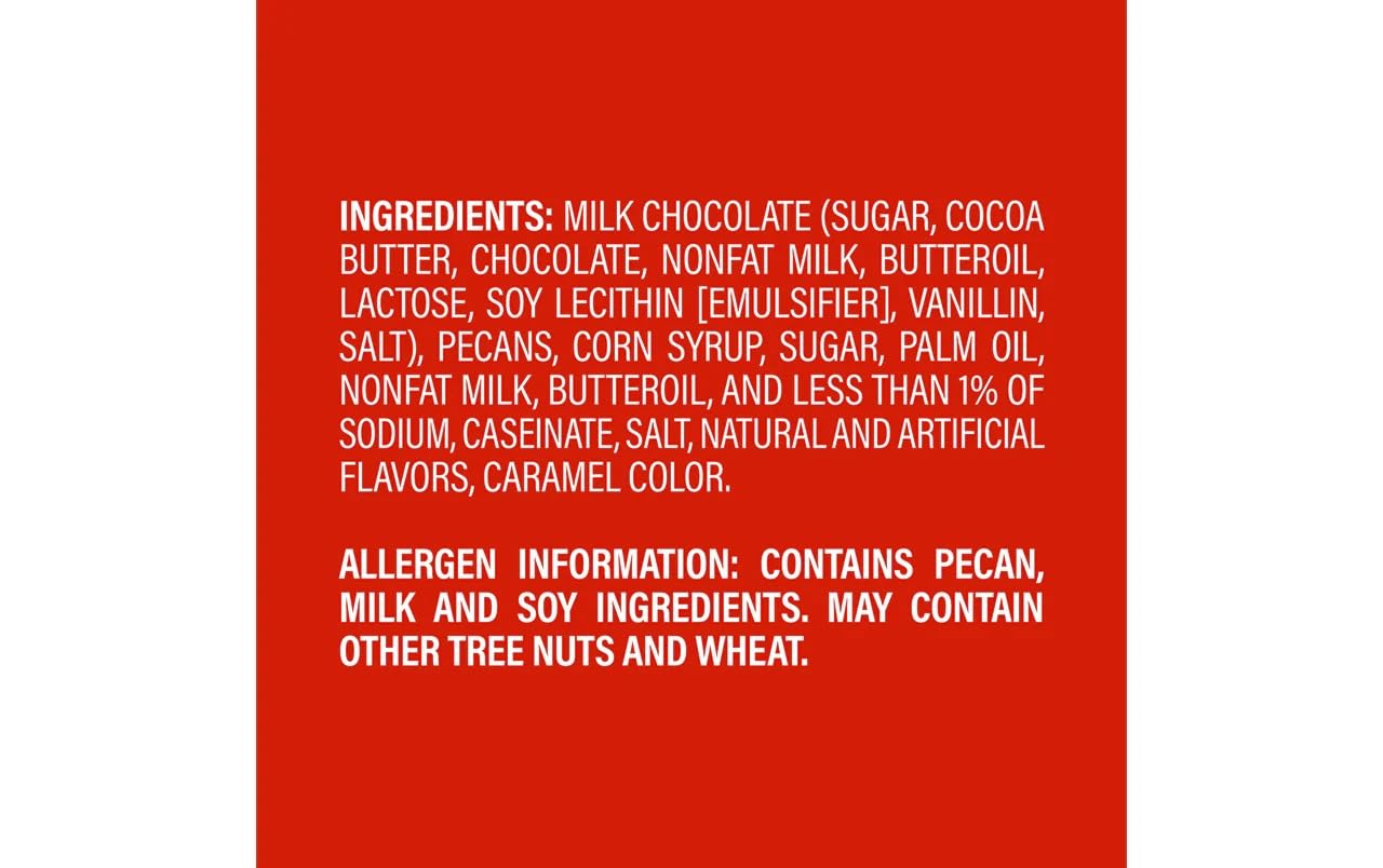 TURTLES BITE SIZE PECANS/CHOCOLATE/CARAMEL BARS 0.42-oz Each (60 in a Pack) by Turtles