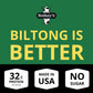Boikeys Biltong | South African Style Beef Jerky. Gluten Free. No Sugar. Keto Friendly. (Chili, 3 Pack - 2 Ounce Pouches)