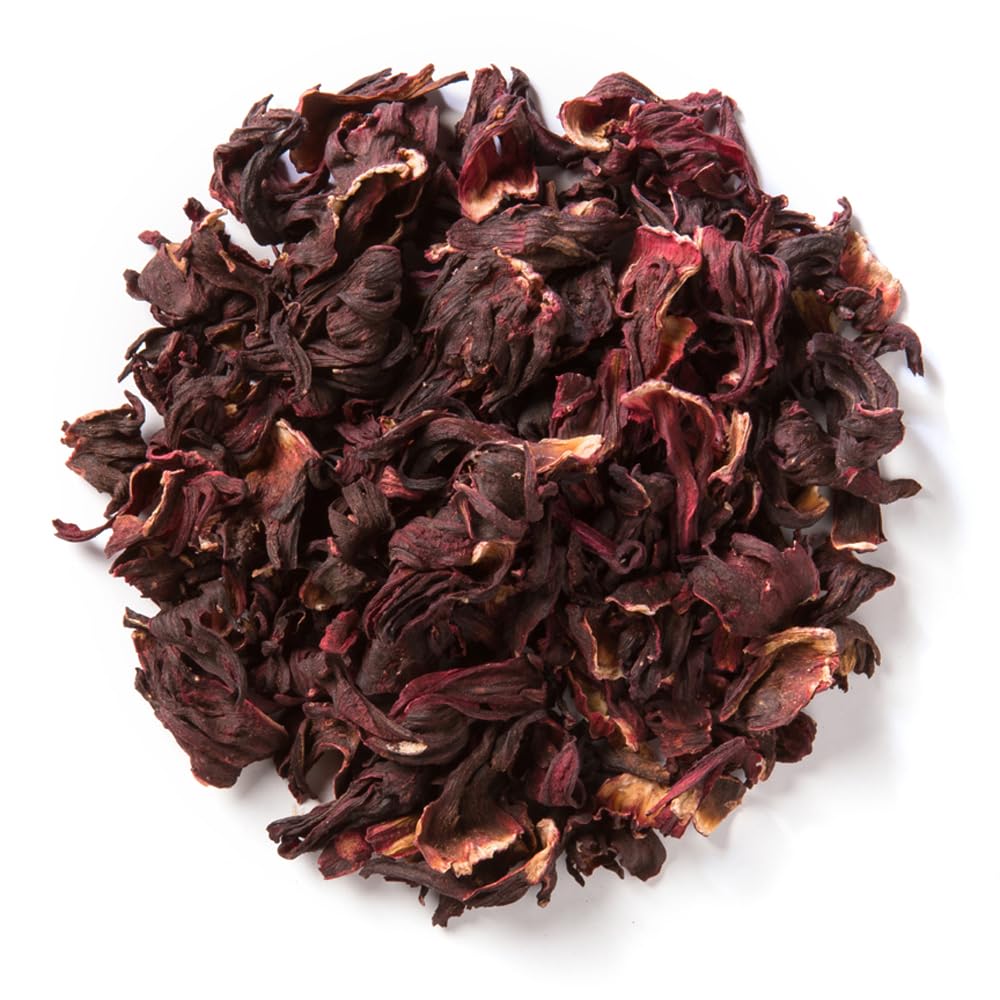 Davidson's Organic Hibiscus Flowers, Herbal Tea, 16-Ounce Bag, 1 Pound, Caffeine-Free, Naturally Rich in Antioxidants