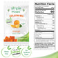 Simple Mixes Natural Gelatin Dessert, Variety Pack, Strawberry, Orange, & Lime, Healthy Snack, Dye-Free, No Gluten or Fat, Koshe