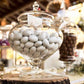 Sconza Jordan Almonds | White Candy Coated California Almonds | Wedding, Bridal And Baby Shower Snack | Made In The Usa | Pack O