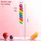 Big Size! 12 Pack Twisty Lollipop, Rainbow Twist And Swirl Lollipops Individually Wrapped Bulk, Kid'S Lollipops Candy For Birthd