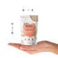 Waka Instant Green Tea Mix, Peach Flavored - 100% Tea Leaves, No Additives, Unsweetened Sample/Travel Size Tea Powder - Easy Qui