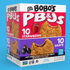 Bobos Gluten Free PB&Js Soft Baked Peanut Butter Oat Crust with Jelly Filling, Grape and Strawberry, 42 OZ (Pack of 20) GLUTEN F