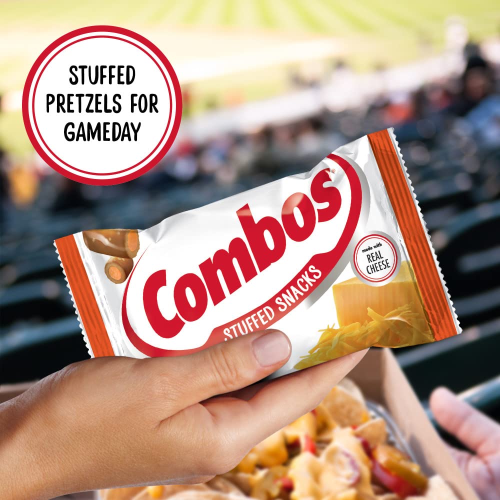 Combos Cheddar Cheese Pretzel Baked Snacks 1.8 Ounce (Pack Of 18)