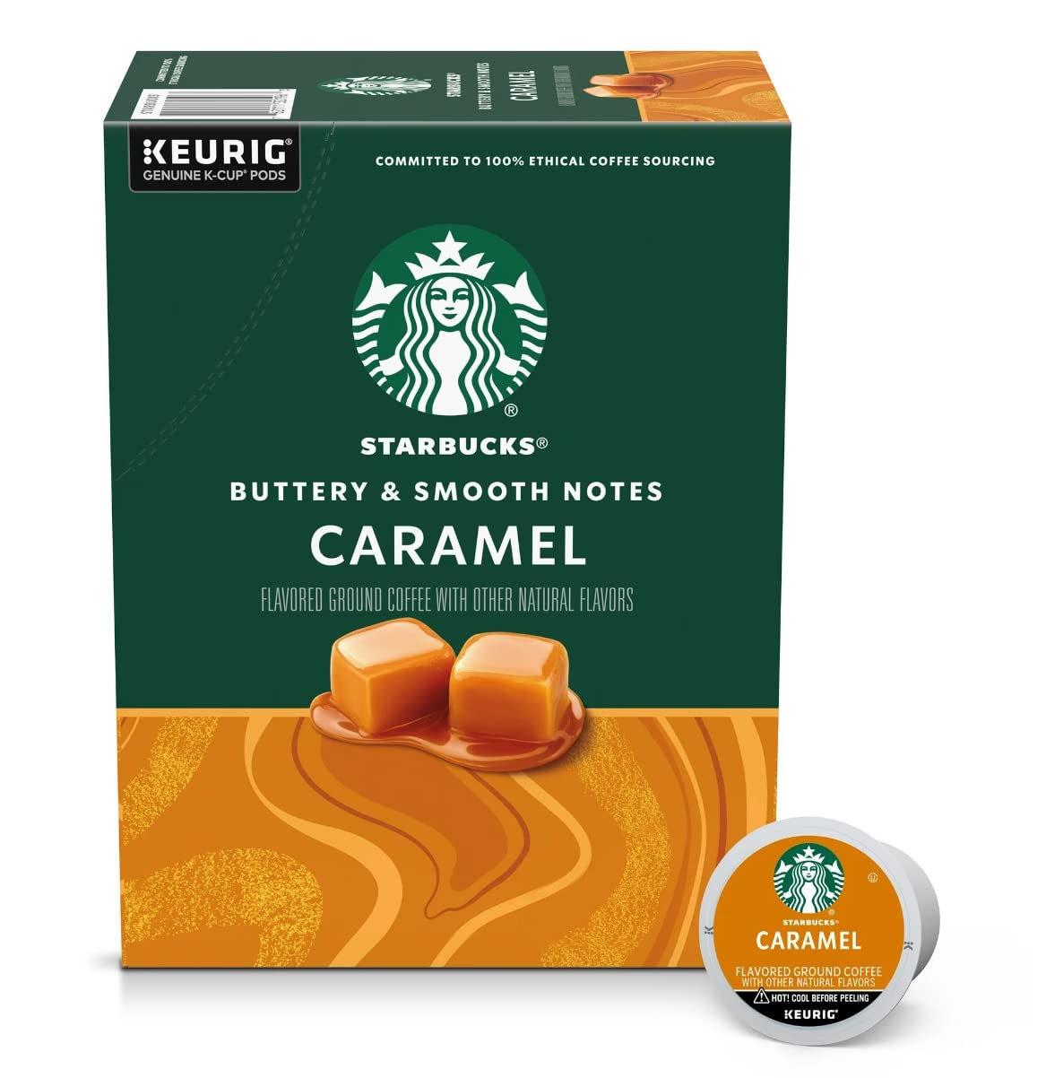 Starbucks Caramel Flavored Coffee - K-Cup 44Ct