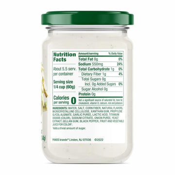 Walden Farms Alfredo Pasta Sauce, 12 Ounce - 6 Per Case.
