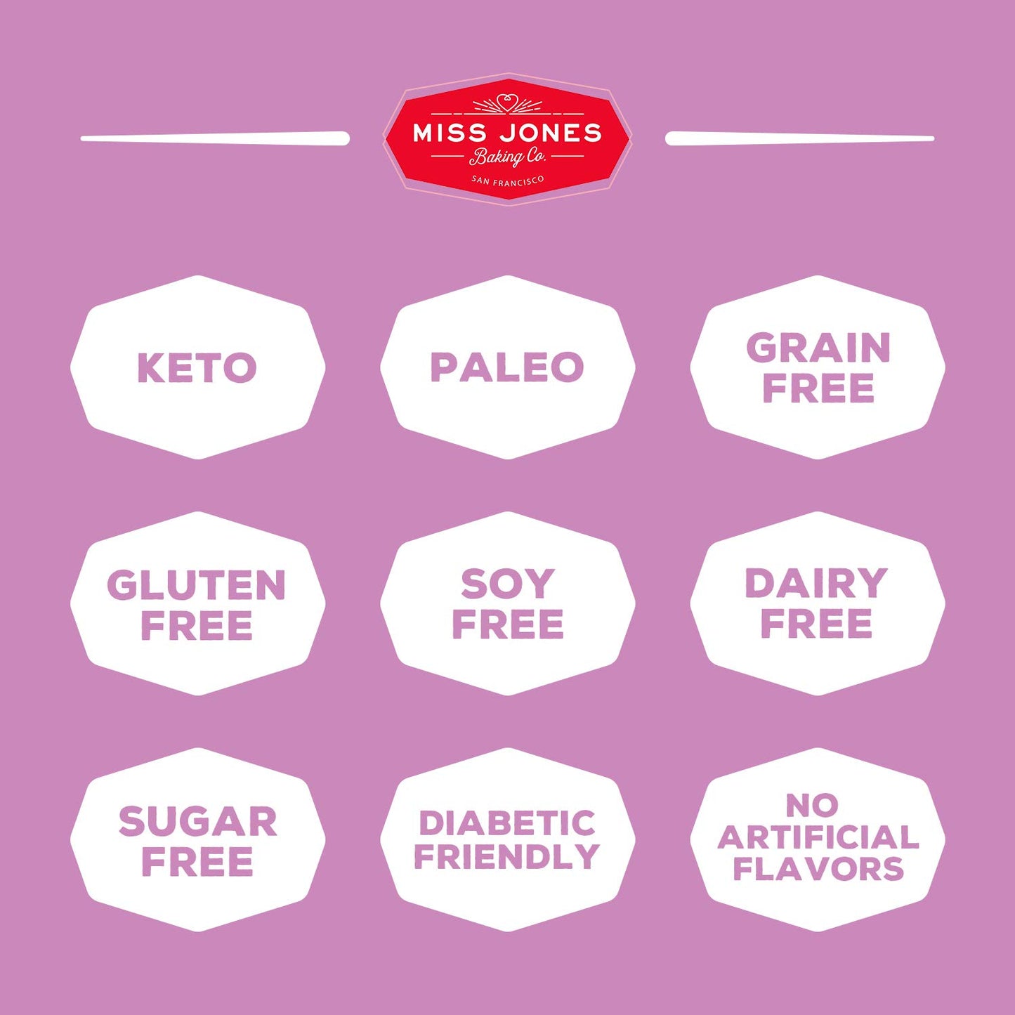 Miss Jones Baking Keto Brownie Mix - Gluten Free, Low Carb, No Sugar Added, Naturally Sweetened Desserts & Treats - Diabetic, At