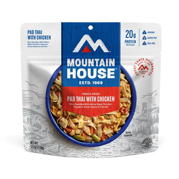 Mountain House Pad Thai with Chicken Freeze Dried Backpacking & Camping Food 6-Pack Gluten-Free
