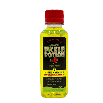 bobs pickle pops Electrolyte Pickle Shot - Rehydration & Cramp Relief - 6.3 Oz, Pack of 1, Gluten-Free