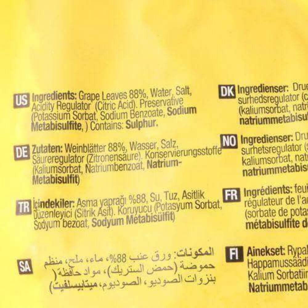Gurme212 Premium Turkish Grape Leaves 16 Oz