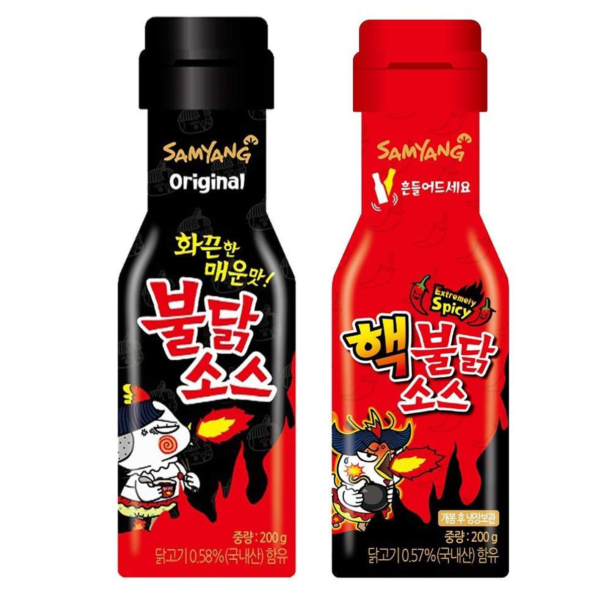 [Samyang] Hack Bulldark Spicy Chicken Roasted Sauce + Bulldark Spicy Chicken Roasted Sauce 2 Sets / Fire Noodle Challenge (Overseas Direct Shipment)