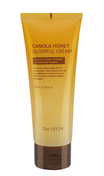 [The Yeon] Canola Honey Glowful Cream(100 Ml/Net Wt. 3.38 Oz) - Intensely Moisturizing / Slugging-Worthy Cream | Korean Skincare