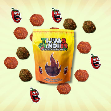 Tijuas Spicy Chamoy Gushers | Spicy Fruit Gusherz | Tiktok Chamoy Spicy Candy