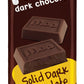Moo Chocolates All Natural Solid Dark Chocolate Large Bars 1.4 Oz, 14 Ct (Pack Of 1) | 100 Calorie Snacks For On-The-Go, Lunchbo
