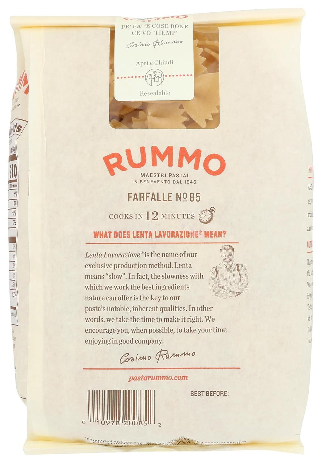 Rummo Farfalle Pasta, 16 Oz