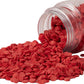 Edible Accents Red Sequins - Confectionery Accents, Gluten Free, Egg Free, Nuts Free, Kosher, Fancy Sprinkles Medley Mix, For Ba