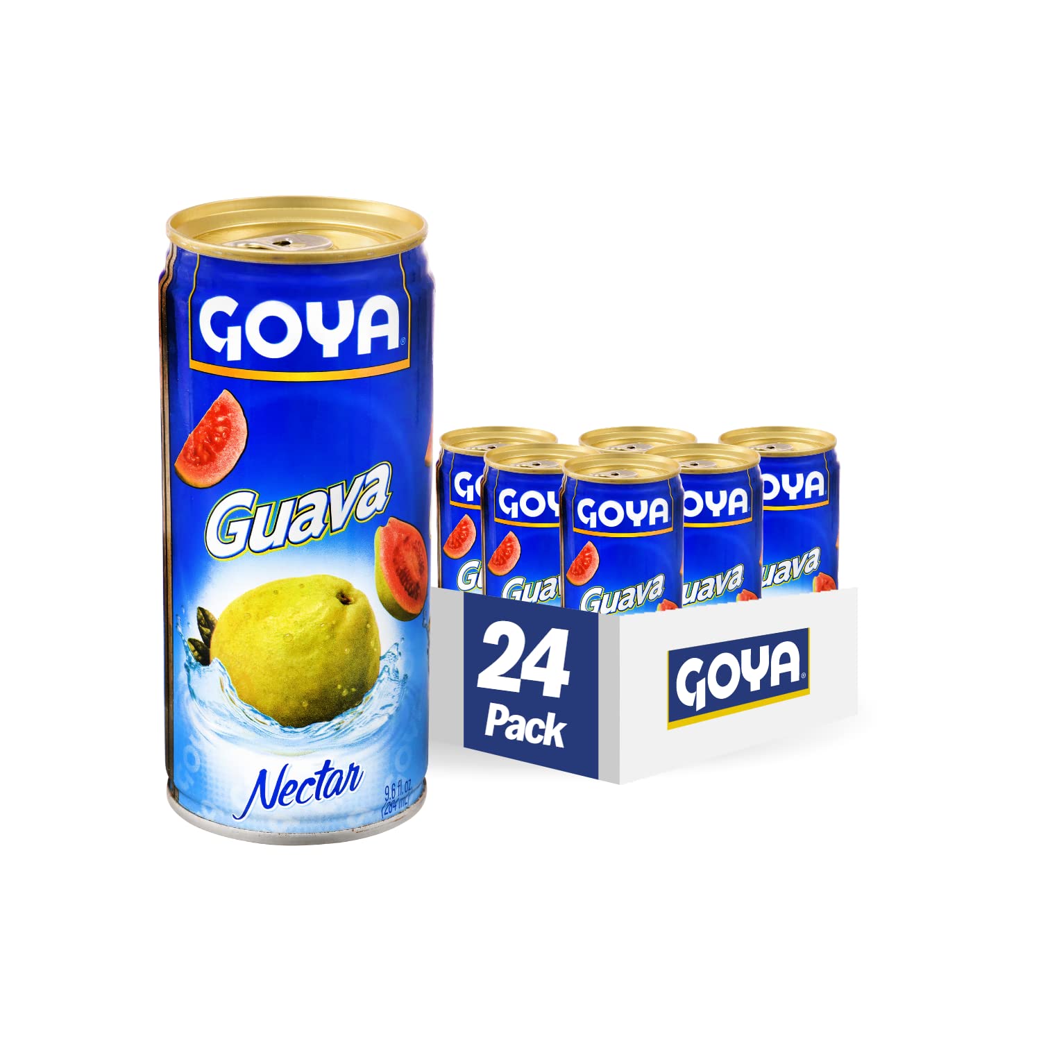 Goya Foods Guava Nectar, 9.6 Fl Oz (Pack Of 24)