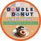 Double Donut Coffee Medium Roast Decaf Pods, Glazed Donut Flavor, 20 Count for Keurig K-Cup Machines