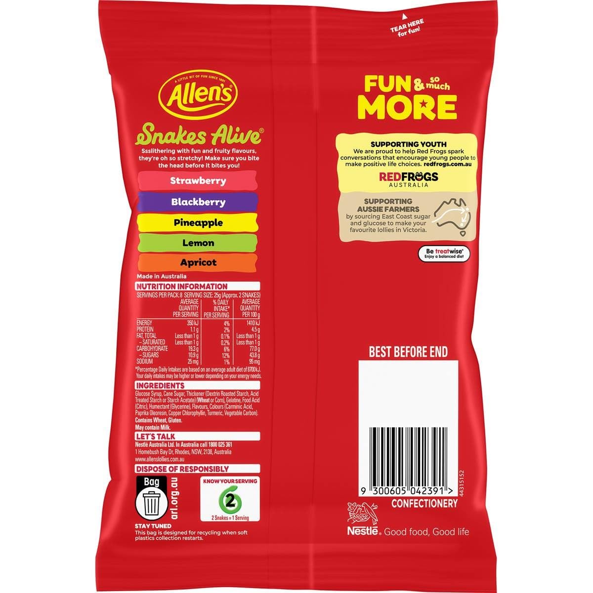 Allen'S Snakes Alive 200G