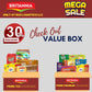 Britannia Nutri Choice 5 Grain Digestive Biscuits 8.81Oz (250G) - Healthy Breakfast & Tea Time Snacks (Pack Of 2)