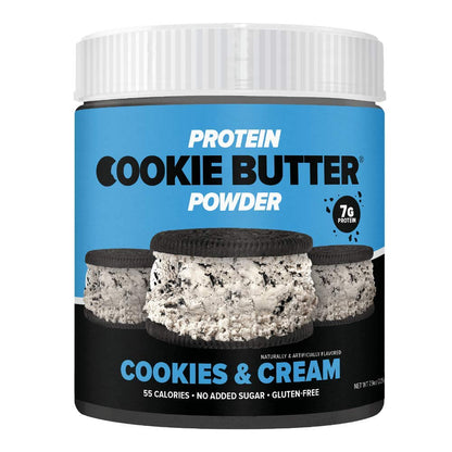 Flexible Dieting Lifestyle Whey Protein Cookie Butter Powder - Cookies & Cream | Keto-Friendly, Low Carb, No Added Sugars, Glute