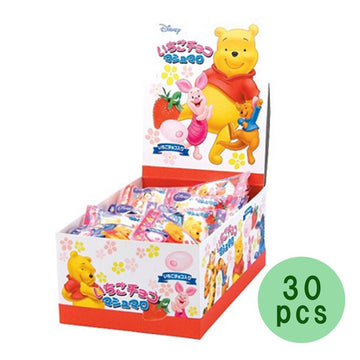 Winnie The Pooh Strawberry Cho-Co-Late Marshmallow 30 Pcs Box Japanese Candy Ninjapo