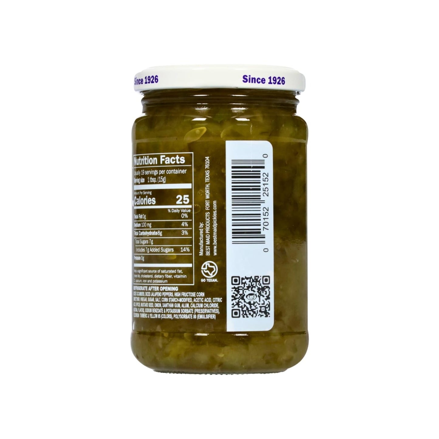 Best Maid Products Pickle Relish 10 Ounce 3 Packs - Sweet, Dill, Jalapeno Sweet, Or Jalapeno Mustard (Jalapeno Sweet Relish)