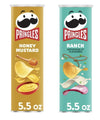 Pringles Potato Chips Flavor Pairing Variety Set 5.5oz - 2 cans (Honey Mustard & Ranch)