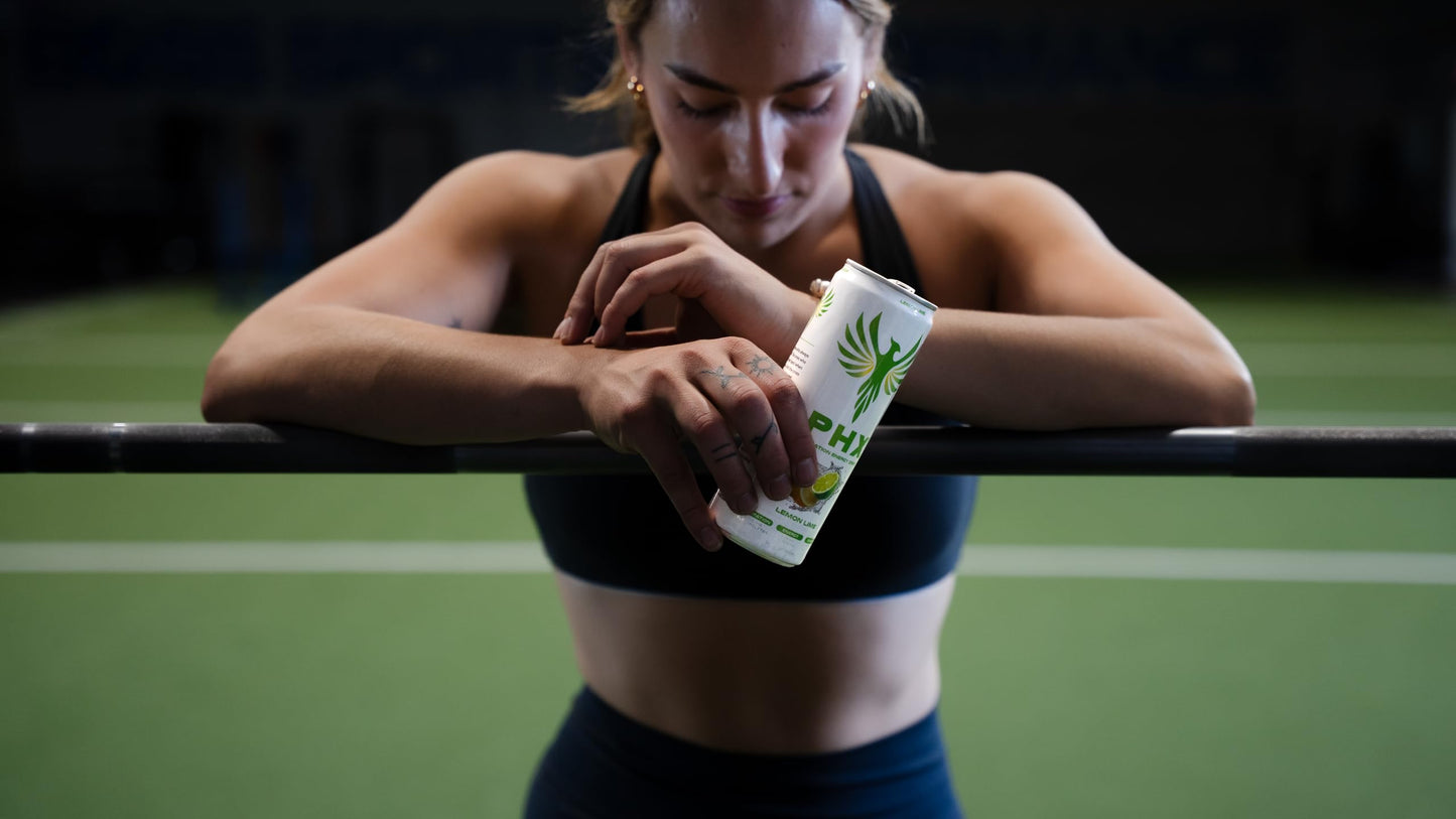 PHX Hydration Energy Drink - 700mg Electrolytes  200mg Natural Green Tea Caffeine  100% Daily Value 8 Essential Vitamins - 12 oz Cans (12 Pack) (12 Pack  Variety Pack)
