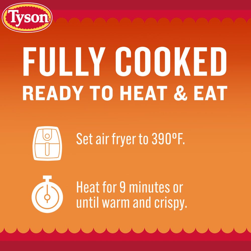 Tyson Fully Cooked Spicy Chicken Patties, 23 Oz. (Frozen)