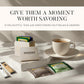 Michael Grace Gifts Tea Lovers Gift Basket - Includes Candles, Temperature Retention Cup, 12 Teabags - Black Tea - Model S-PL-11635