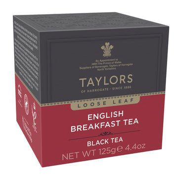 Taylors Of Harrogate English Breakfast Loose Leaf, 4.41 Ounce Carton (Pack Of 6)