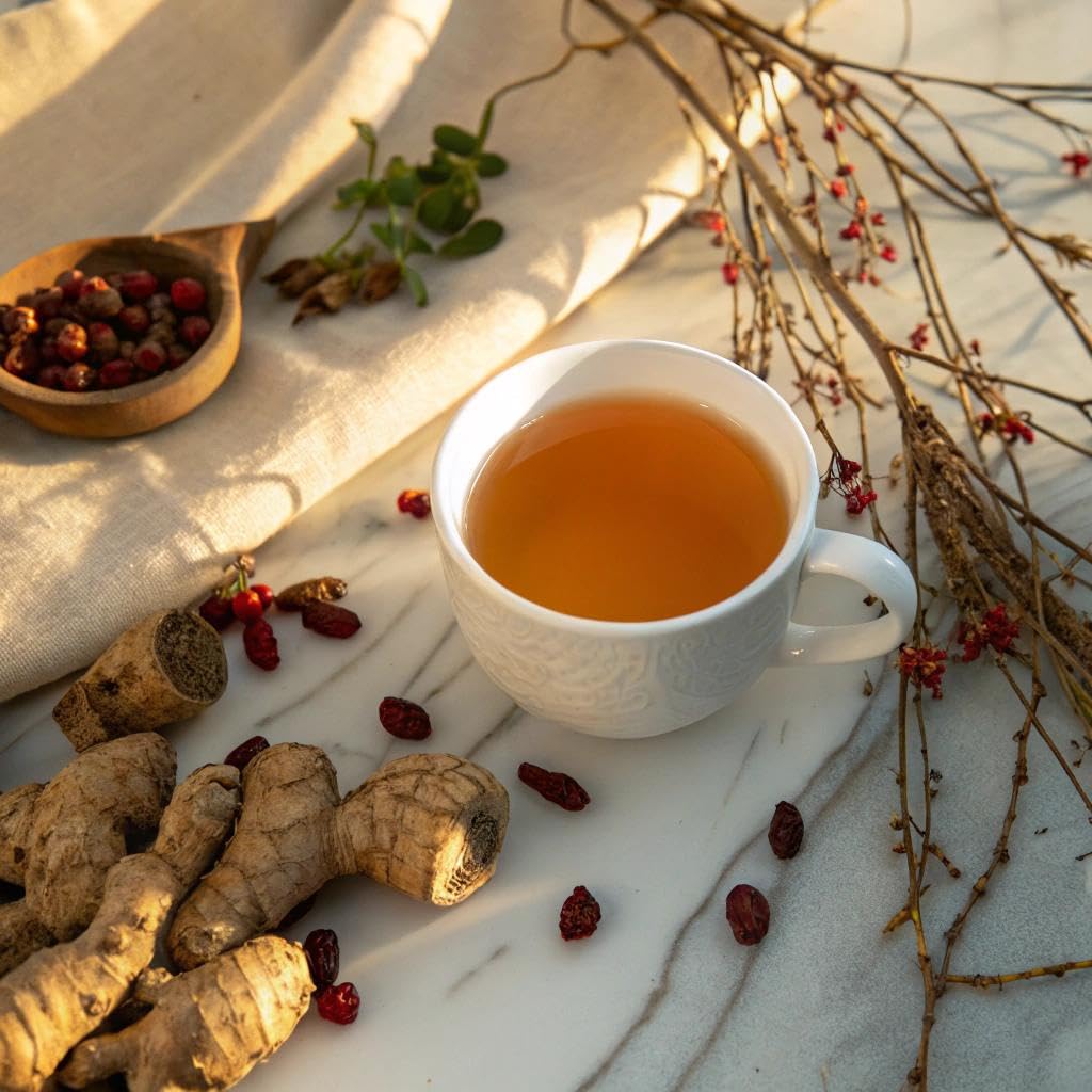 FreshDrinkUS  Ginseng 6 Treasures Kidney Tea  30 Packs Of Super Kidney Cleanse Detox Tea For Men & Women  100% Natural Roots & Berries | Caffeine-Free | Adaptogenic Blend for Energy  Wellness & Vitality Support