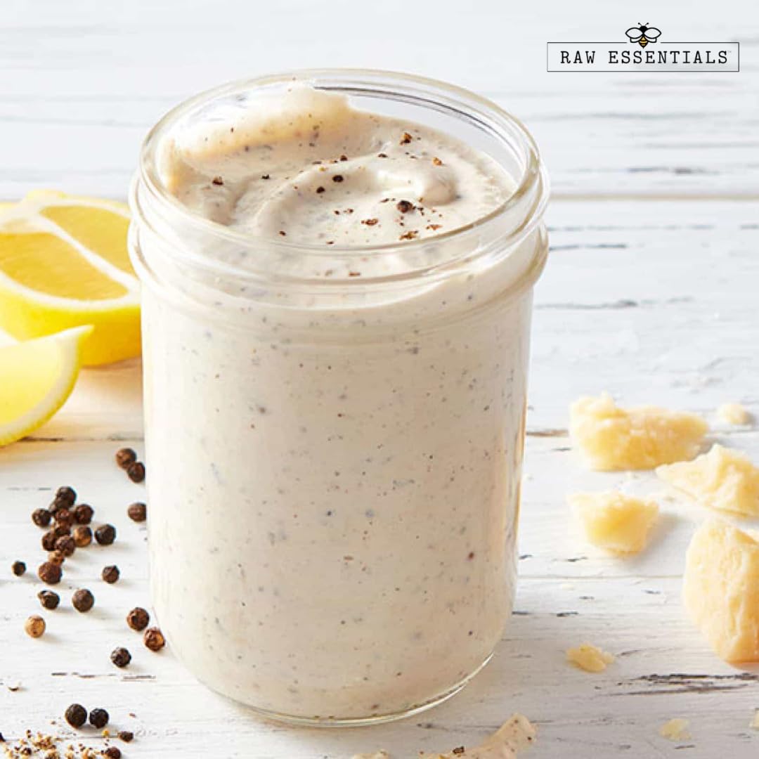 Raw Essentials Ranch Peppercorn Seasoning - Ranch Flavor With A Pepper Kick - Make A Delicious Ranch Salad Dressing Or Dip - Use